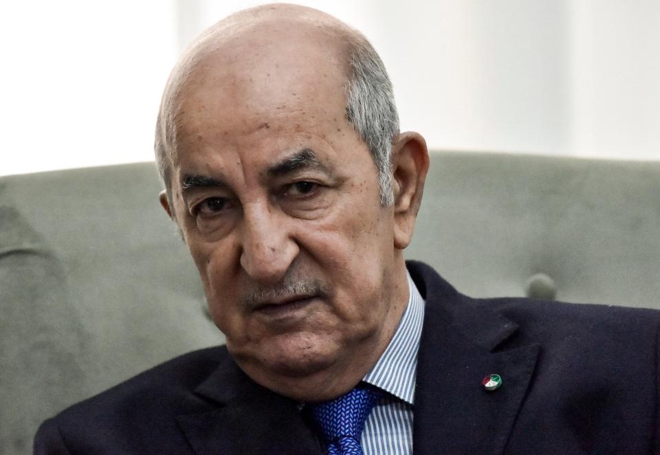 <p>Abdelmadjid Tebboune, the president of Algeria, has been receiving medical treatment in Germany. </p> (AFP via Getty Images)