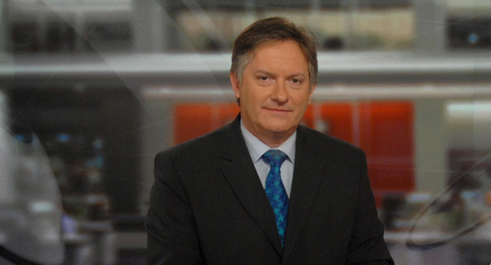 Simon McCoy has said comparisons between GB News and Fox News are a 'shame'. (Photo by Jeff Overs/BBC News & Current Affairs via Getty Images)