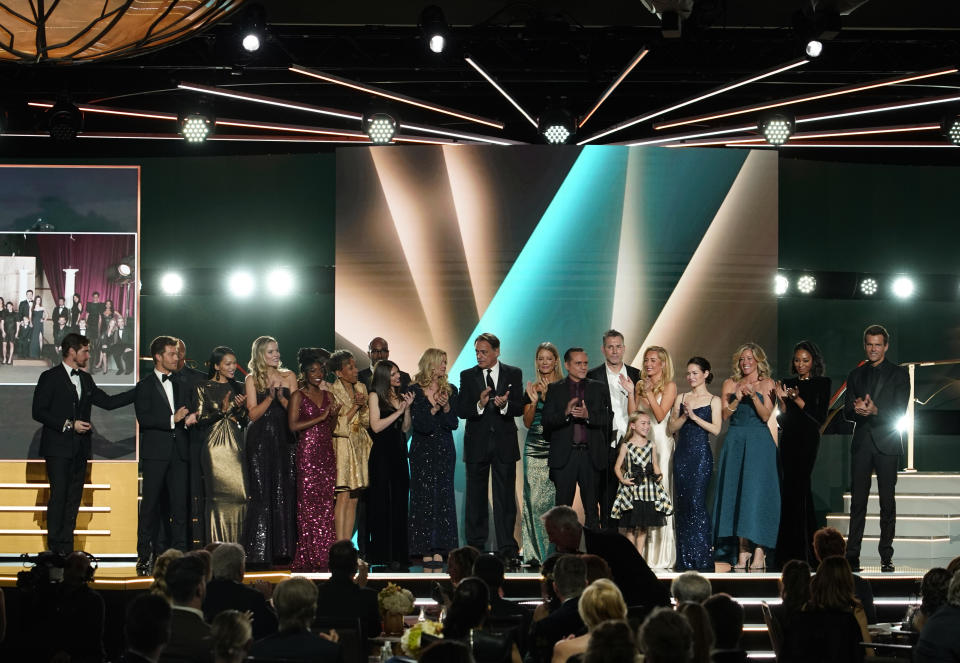 The cast of "General Hospital" appears during the 50th Daytime Emmy Awards on Friday, Dec. 15, 2023, at the Westin Bonaventure Hotel in Los Angeles. (AP Photo/Chris Pizzello)