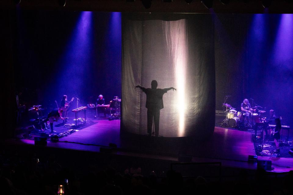 Mitski performs at the Ryman Auditorium in Nashville, Tenn., Wednesday, April 10, 2024.