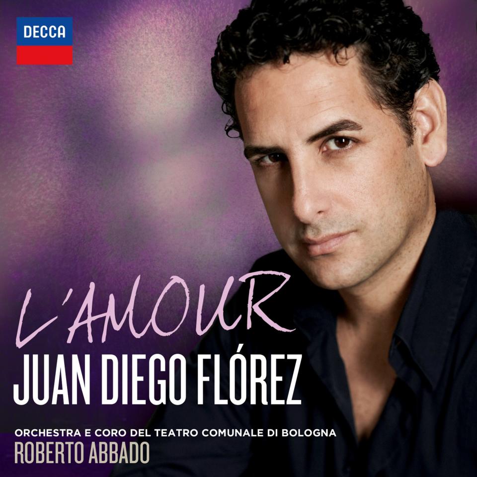 This CD cover image released by Decca shows "L'Amour," by Juan Diego Florez. (AP Photo/Decca)