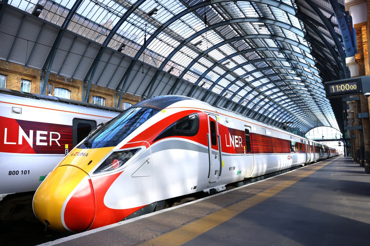 Royal train: the 11am departure from King’s Cross to Edinburgh Waverley will be known as the Carolean Express (LNER)