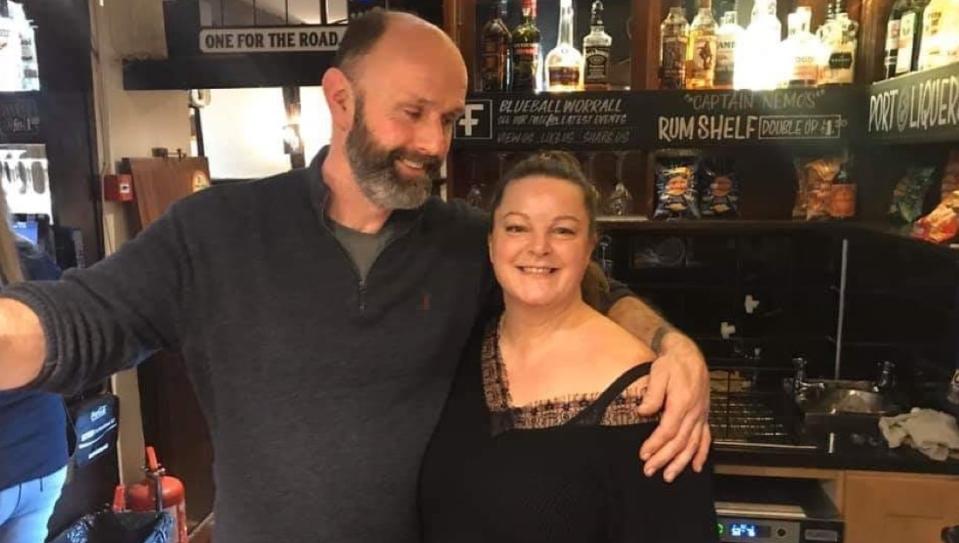 Emma Shepherd, right, landlady of The Blue Ball Inn in Sheffield. Photo: Emma Shepherd