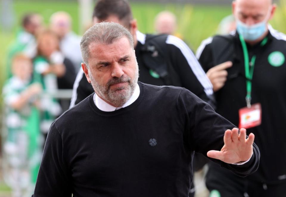 Celtic manager Ange Postecoglou leads his side into their first Europa League group game against Real Bets on Thursday (Jeff Holmes/PA) (PA Wire)