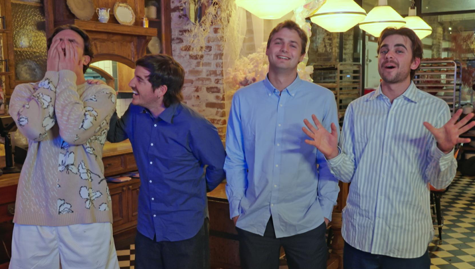 The Inspired Unemployed in their new TV show ‘The Inspired Unemployed (Impractical) Jokers’.