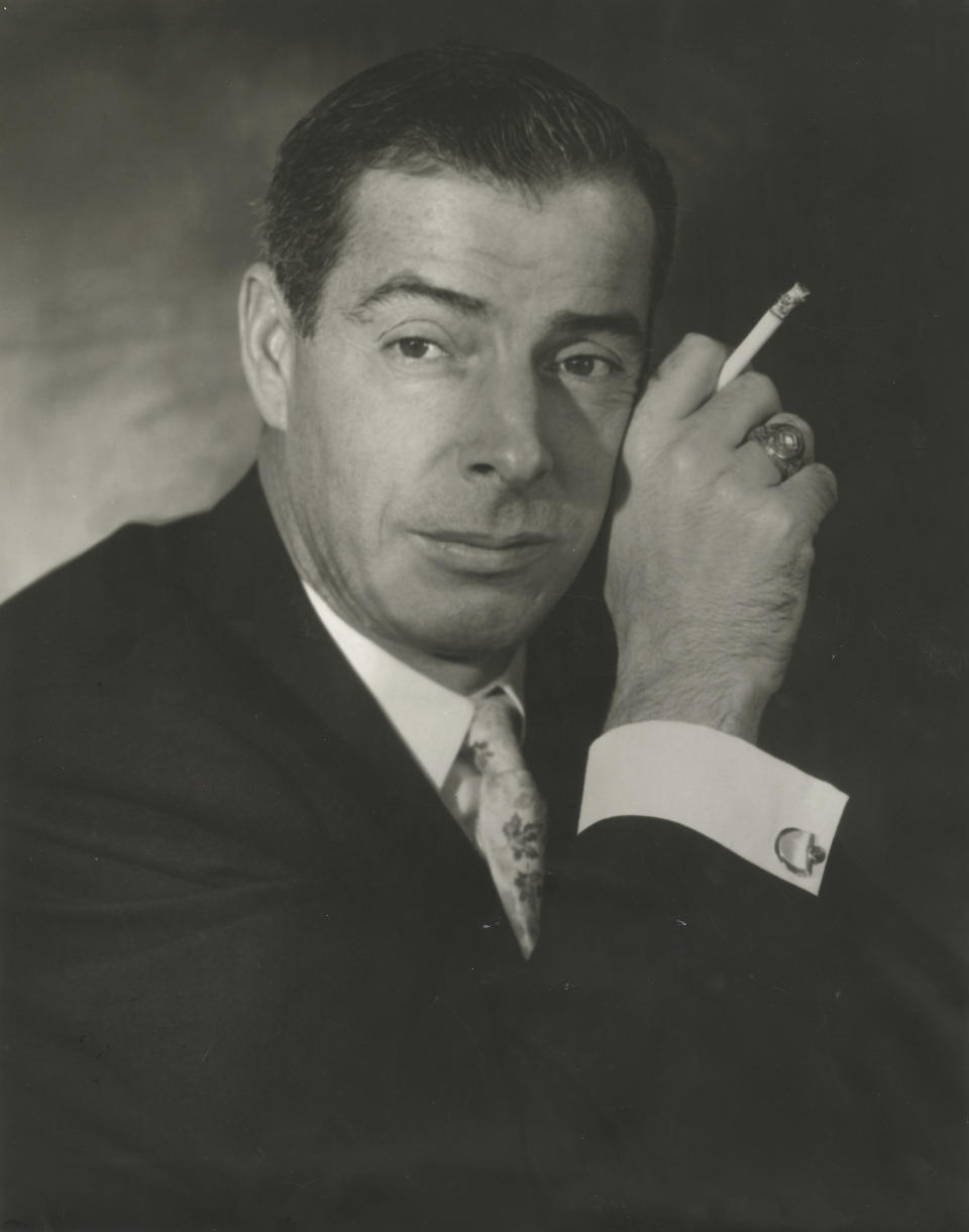 Joe DiMaggio, 1955. Gelatin silver print. New-York Historical Society, Gift of Kenneth Sherman.