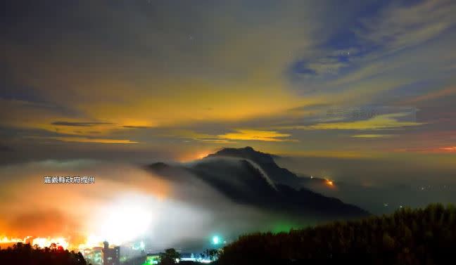 阿里山公路的雲瀑，是阿里山著名的觀光景點。（圖／嘉義縣政府提供）