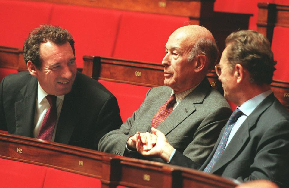 Valéry Giscard d'Estaing avec François Bayrou - Joël SAGET