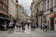 Named after a type of braided bread, Celetná street in Prague connects the Old Town Square, a historic square in the city, to the Powder Gate, a gothic tower that separates the old town from the new one. Starting in the 14th century, the road became part of the coronation parade when new royalty ascended the throne. These days the street is a central hub full of restaurants and shops, making it a popular tourist destination. Many notable architectural gems can be found along the street, though the cubist House of the Black Madonna may be the most famous.