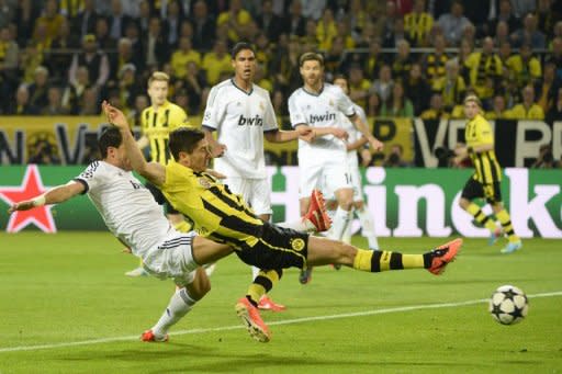 El Borussia Dortmund y el Real Madrid se enfrentan la ida de las semifinales de la Champions League en el Signal Iduna Park de Alemania en busca de una plaza para la final. (AFP | Pierre-Philippe Marcou)