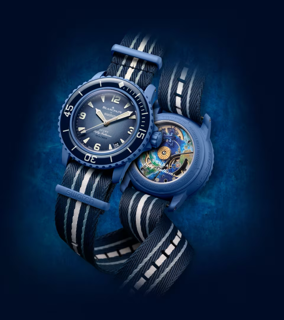 Swatch and Blancpain's Bioceramic Scuba Fifty Fathoms Collection 