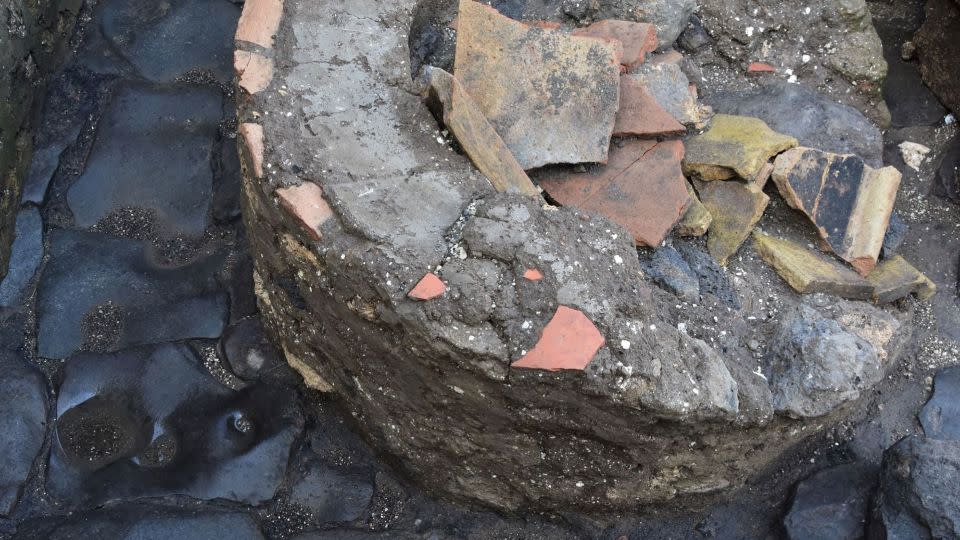 The discovery was made during the excavation of a home in Pompeii. - Parco Archeologico Di Pompei/Reuters