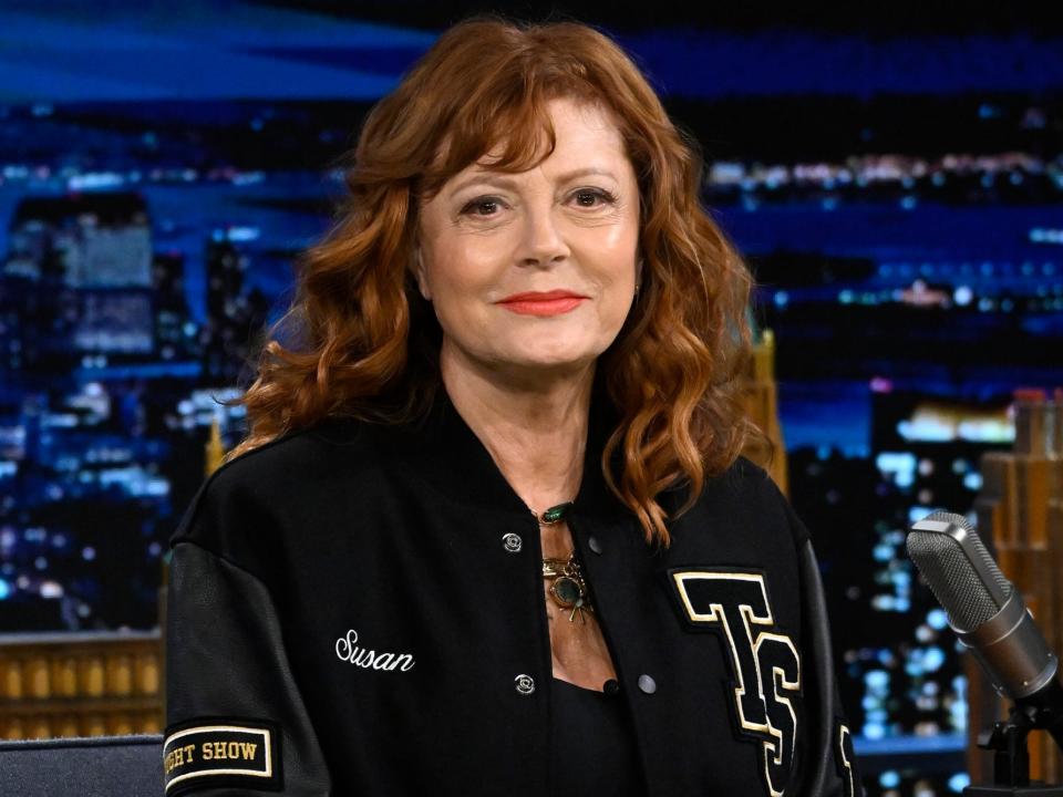 Susan Sarandon on "The Tonight Show Starring Jimmy Fallon" in September 2022.