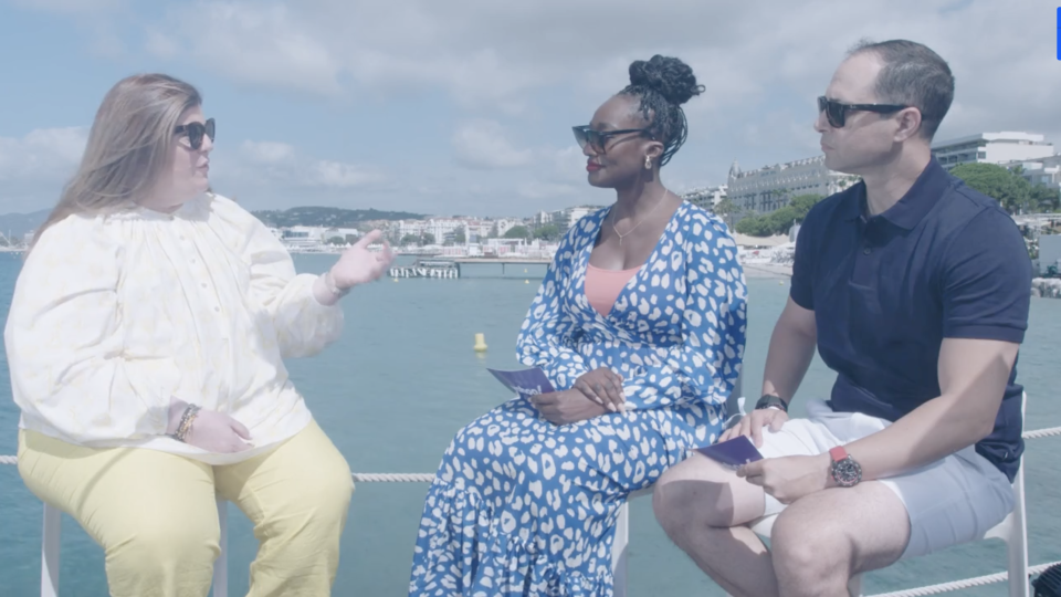 Disney advertising president Rita Ferro (left) shares how AI is going to change the media giant, especially in the business of streaming. Ferro speaks with Yahoo Finance executive editor Brian Sozzi and anchor Rachelle Akuffo at Cannes Lions 2024.