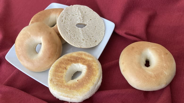 plain bagels from Costco bakery