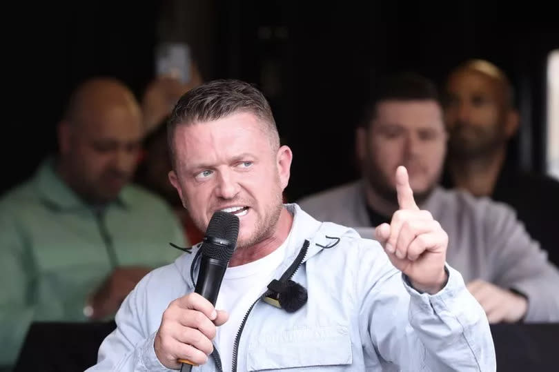 Tommy Robinson, whose real name is Stephen Yaxley Lennon (David Parry/PA)