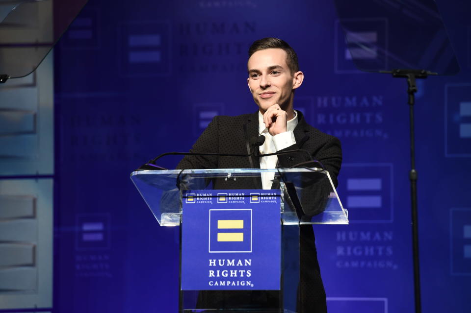 Adam Rippon has been an outspoken critic of President Donald Trump’s adminstration. (AP Photo)