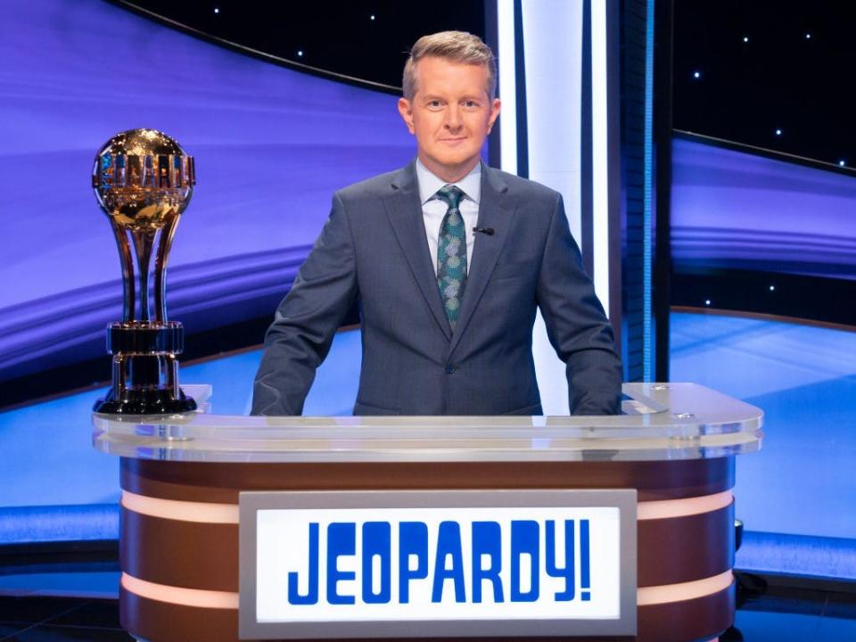 Ken Jennings as host of "Jeopardy!"