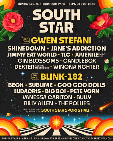 <p>South Star Music Festival/Instagram</p> South Star Festival