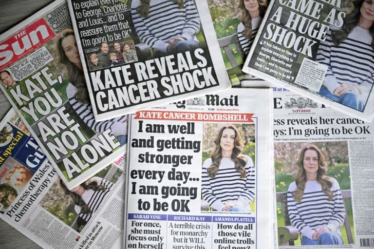 After weeks of speculation online, Kate revealed that she was having chemotherapy in March (Justin TALLIS)