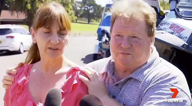 Mr Roach's parents said the thief should be ashamed. Photo: 7 News