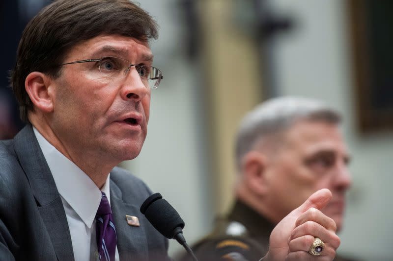 Testimony from Defense Secretary Mark Esper and Chairman of Joint Chiefs of Staff Gen. Mark Milley