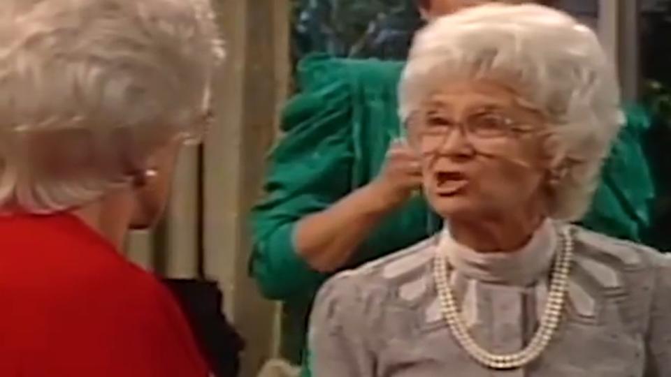 Estelle Getty as Sophia Petrillo in The Golden Girls episode 