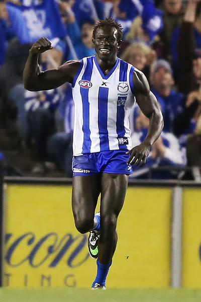 Forward Majak Daw was a bright spark in an otherwise disappointing showing from North.