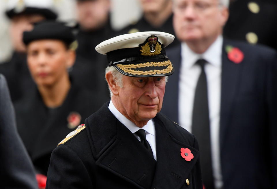 Prince Charles, Prince of Wales attends the annual National Service of Remembrance