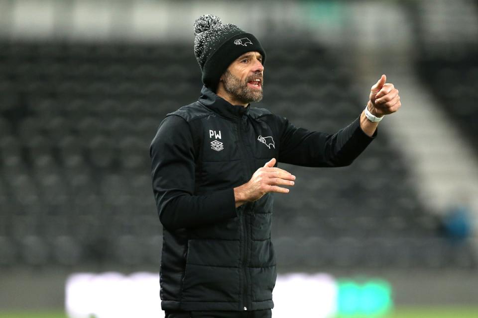 Paul Warne has led Derby to a six-game winning run (Nigel French/PA) (PA Wire)