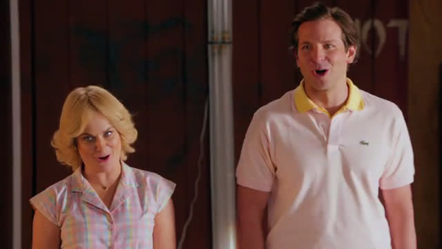 Seriously, what's in the drinking water at this summer camp?! Fourteen years after their cult classic film hit theaters, the <em>Wet Hot American Summer</em> cast is back -- and from the looks of them, they've been sipping from the fountain of youth. <strong> WATCH: Bob Saget Is Officially In for Netflix's<em> Full House </em>Reboot! </strong> To the delight of Bradley Cooper fans everywhere, the Oscar nominee seems to have quite a bit of scenes in the Netflix miniseries. He, of course, is joined by his equally famous co-stars Amy Poehler, Paul Rudd, Michael Ian Black, Elizabeth Banks and Janeane Garofalo (to name a few). While the 2001 film was based on the last day of camp, <em>Wet Hot American Summer: First Day of Camp </em>shows what the counselors and campers are up to when they first arrive at Camp Firewood in the summer of 1981. <strong> NEWS: Streaming in July -- Mystic Pizza 6 More Magical Highlights </strong> As if the return of most of the original cast members wasn't enough, a slew of other hilarious famous faces show up this time around. Jon Hamm, Kristen Wiig, Chris Pine, "Weird Al" Yankovic, Lake Bell, Josh Charles, Micheal Cera, John Slattery and Jordan Peele also make cameos in the highly anticipated movie-turned-miniseries. Netflix The 8-episode series debuts on Netflix on July 31. <strong> PHOTOS: Favorite TV and Movie Cast Reunions </strong> <strong> Do you think it will be as funny as the original movie? </strong> <em>If not, will you be checking out the Full House reboot? Here's the details on that highly anticipated show:</em>