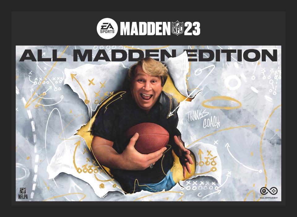 John Madden, the legendary NFL coach and color commentator, will be featured on the cover of 'NFL Madden 23'.