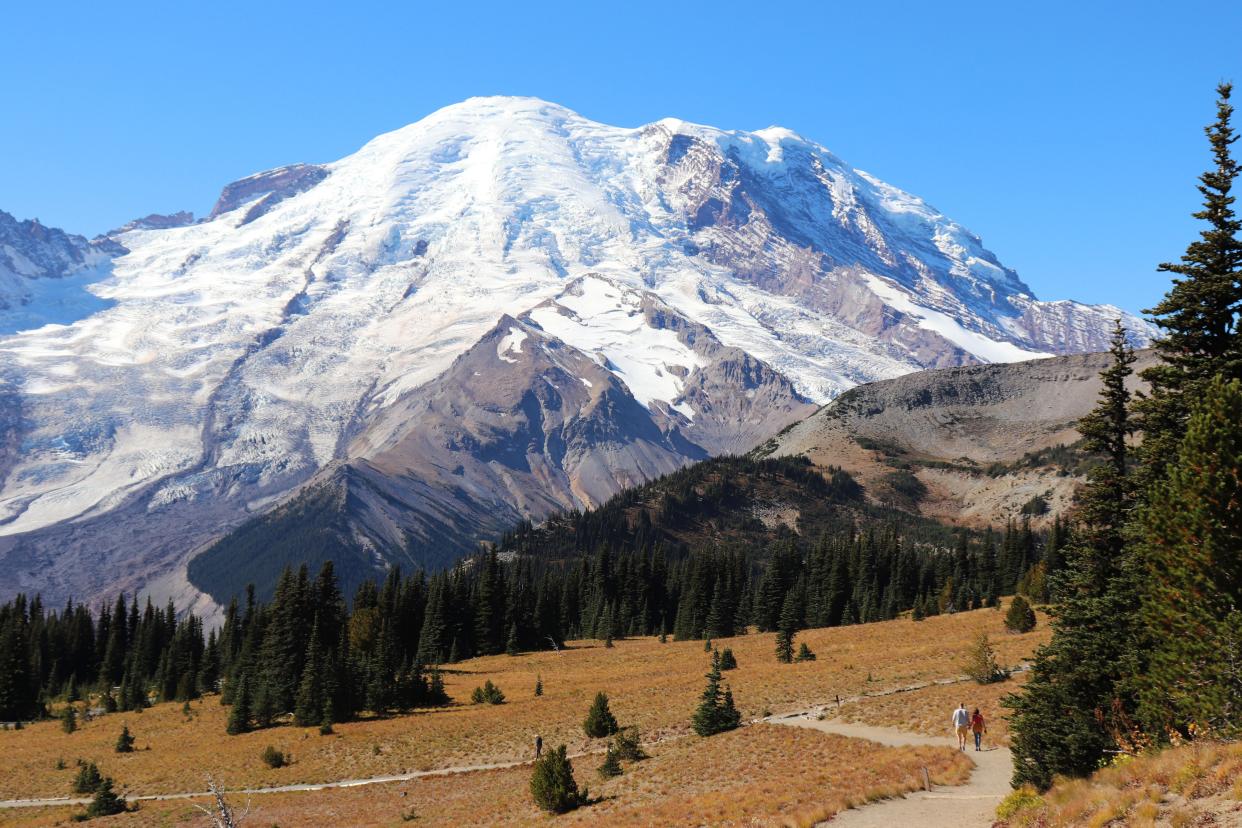 Sourdough Ridge is one of many trails at Mount Rainier.