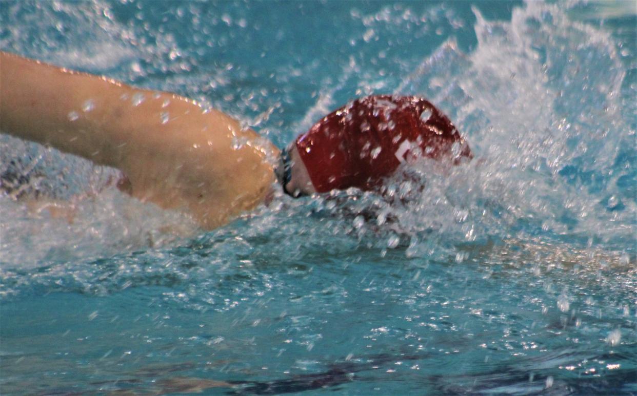 Lakota West senior Nathan Spetz is one of the top swimmers in the Greater Miami Conference this year.