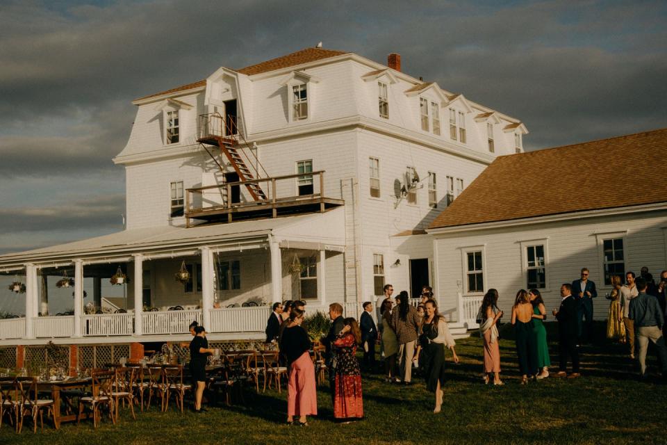 guests at a wedding