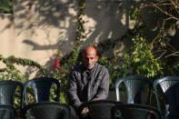 A man waits ahead of the funeral of Aiia Maasarwe, 21, an Israeli student killed in Melbourne, in her home town of Baqa Al-Gharbiyye, northern Israel January 23, 2019. REUTERS/Ammar Awad