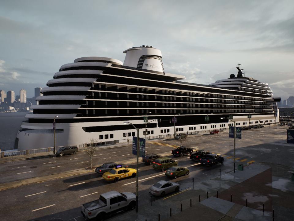 A rendering of Storylines' MV Narrative cruise ship.