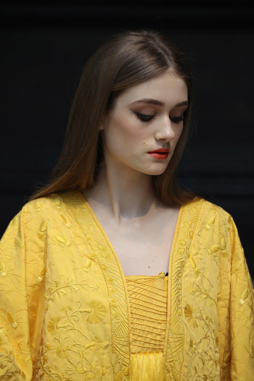 A Golden Spider Silk Cape Is Unveiled At The Victoria And Albert Museum