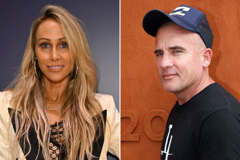 Tish Cyrus and Dominic Purcell