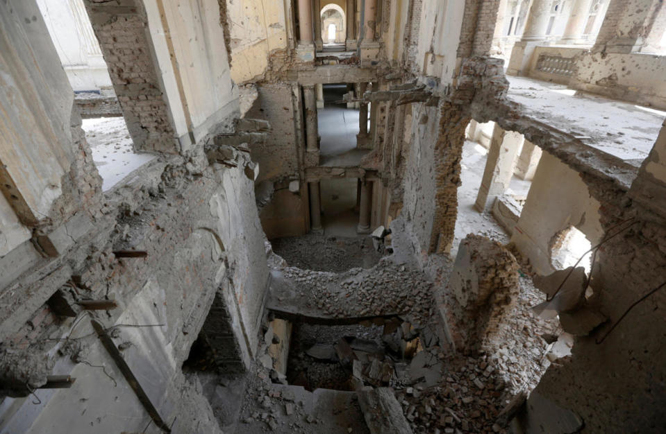 In the ruins of Kabul’s Darul Aman Palace