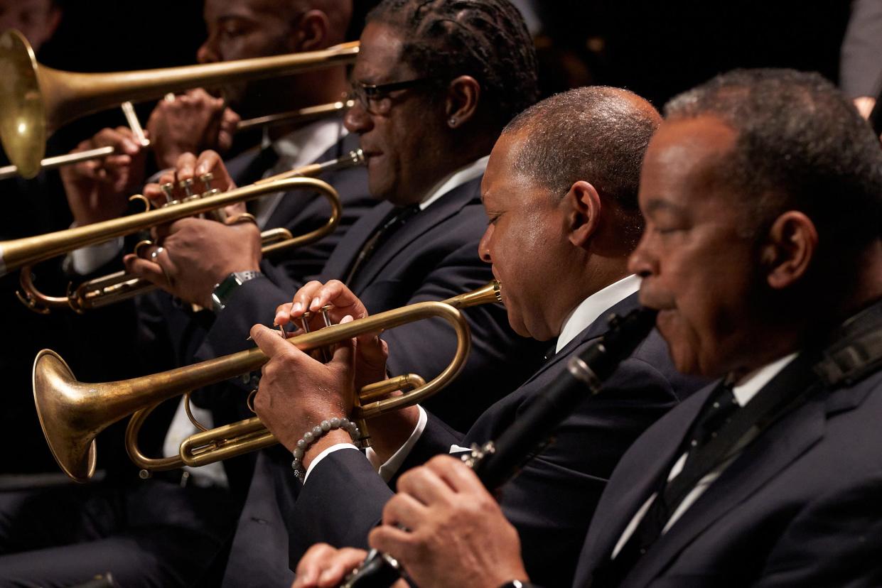 Jazz at Lincoln Center with Wynton Marsalis will close Tuesday Musical's season Saturday at E.J. Thomas Hall.