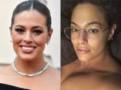 ashley graham makeup free