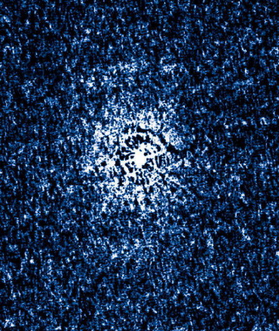 Double-star system T Pyxidis seen on Sept. 19, 2011.