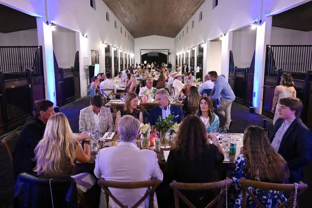 <p>Jason Koerner/Getty </p> The dinner following the Royal Salute Polo Challenge in Florida on April 12, 2024