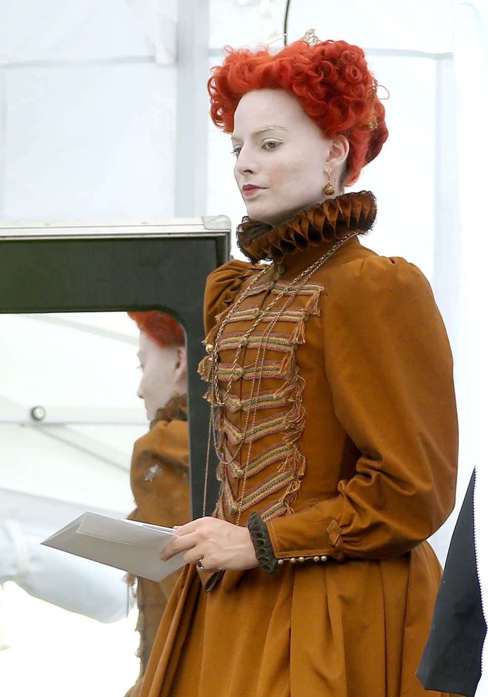 The 27-year-old is playing Queen Elizabeth I in the upcoming flick Mary Queen of Scots. Source: Splash