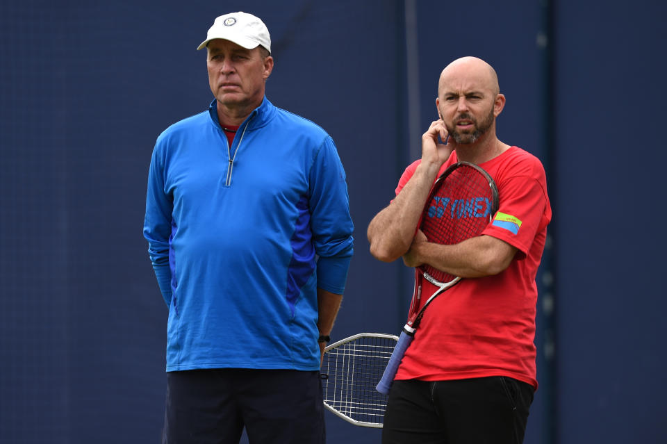 Delgado, right, has been Andy Murray's coach since 2016 and believes the UK Pro Tennis League will give vital opportunities to players seeking experience