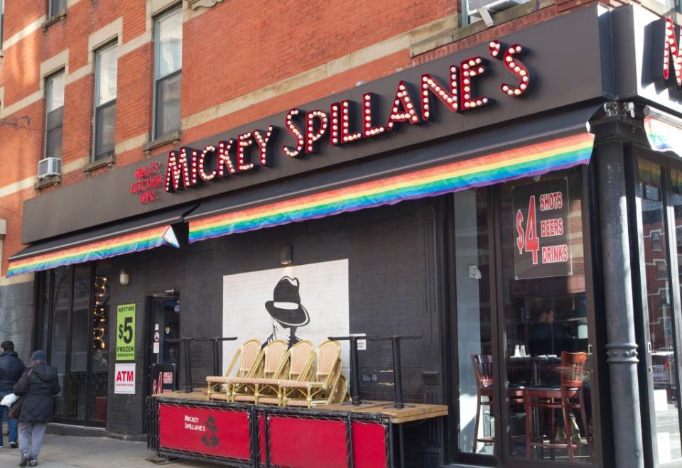 The bar Mickey Spillane’s located in Hell’s Kitchen. Tamara Beckwith