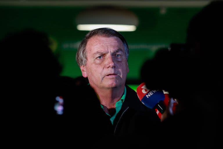 El expresidente brasileño Jair Bolsonaro, en Brasilia, el año pasado. (ergio Lima / AFP)