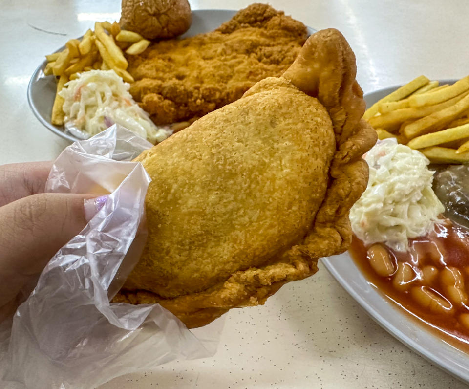 zi jia xi can - curry puff