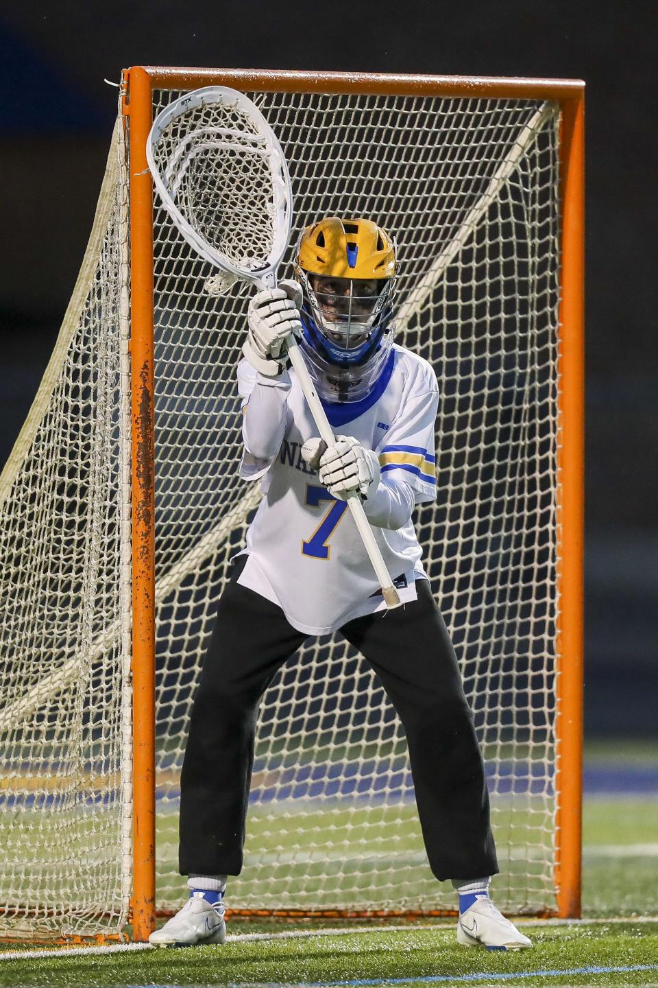 Mariemont goalie Luke Brennaman allowed just one goal in the second half of Monday's 9-5 win over Bellbrook in the Division II regional semifinals.